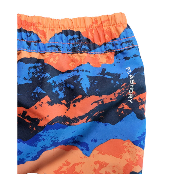 NWT THE NORTH FACE Amphibious Class V Shorts Retro Mountain Panorama Boys L (12) - Picture 9 of 12